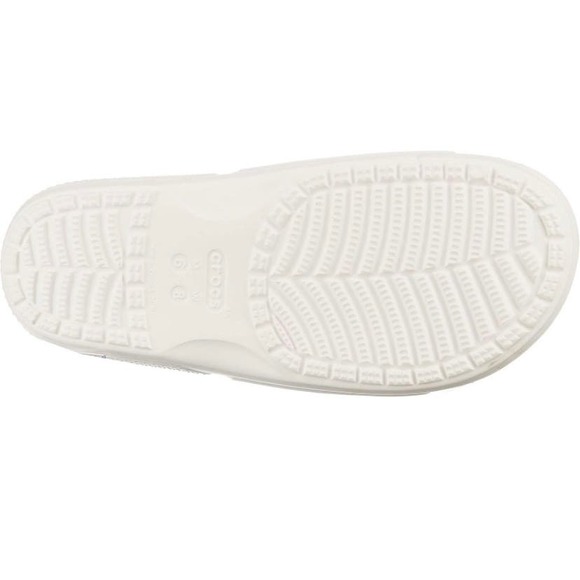 Crocs Unisex Classic Slide Sandals - White, Size 13 Men/15 Women Shoes - Picture 9 of 10